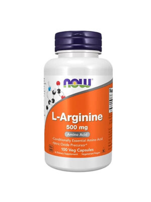 L-arginina 500mg 100kap. NOW