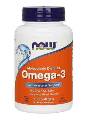 Omega-3 1000mg 100kap. NOW
