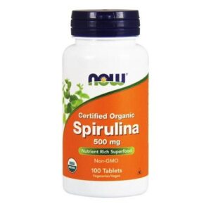 pol_pl_NOW-Spirulina-500mg-100tab-11825_1.jpg Spirulina 500mg 100tab. NOW