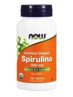 Spirulina 500mg 100tab. NOW
