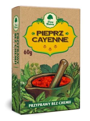 Pieprz cayenne 60g Dary Natury