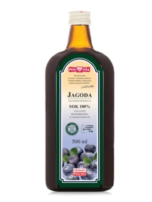 Jagoda sok bez cukru 100% 500ml Polska Róża