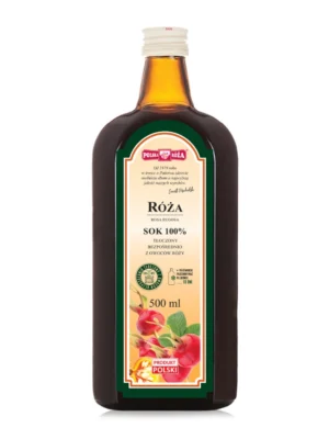 Dzika róża sok bez cukru 100% 500ml Polska Róża