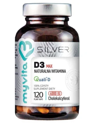 Witamina D3 4000IU max silver pure 100% 120kap. MyVita