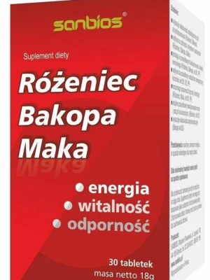 Różeniec, bakopa, maka 30tab. Sanbios