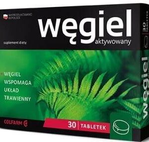Węgiel aktywowany 30tab. Colfarm