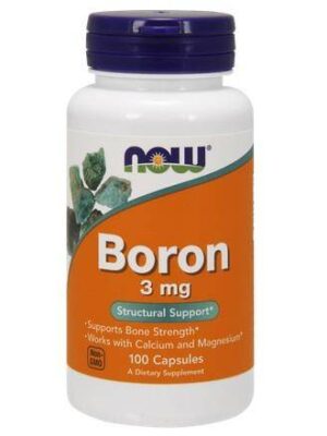 Boron (bor) 3mg 100kap. NOW