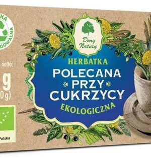 Polecana przy cukrzycy herbatka EKO fix 25x2g Dary Natury