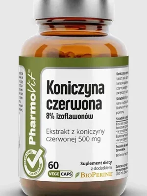 Koniczyna czerwona 8% izoflawonów 500mg 60kap Pharmovit
