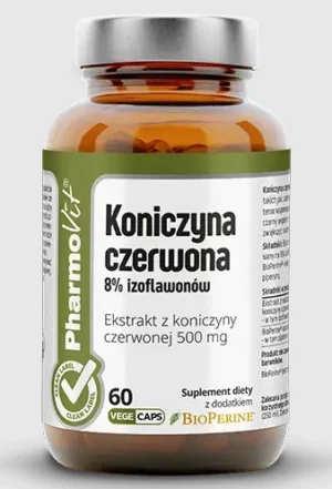 Koniczyna czerwona 8% izoflawonów 500mg 60kap Pharmovit