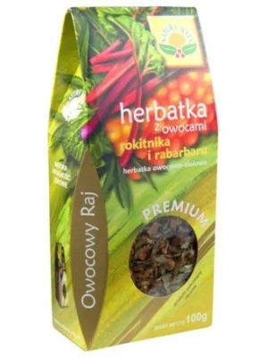Herbatka z owocami rokitnika i rabarbaru 100g Natura Wita