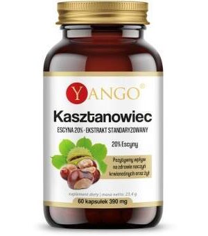 Kasztanowiec ekstrakt 390mg 60 kap Yango