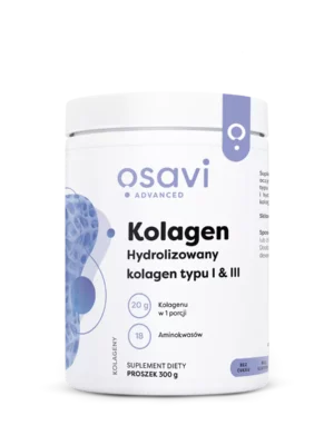 Kolagen Hydrolizowany kolagen typu I & III 300g Osavi