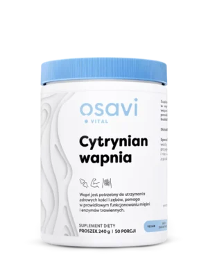 Cytrynian wapnia proszek 240 gramów Osavi