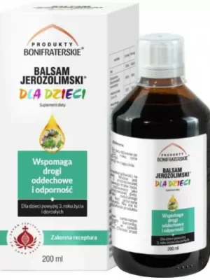 Balsam jerozolimski dla dzieci syrop 200ml Produkty Bonifraterskie