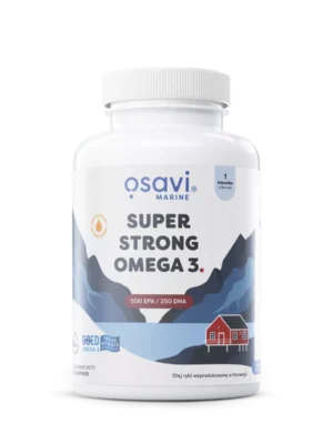 Super Strong Omega 3 EPA 500 DHA 250 120 kap. Osavi
