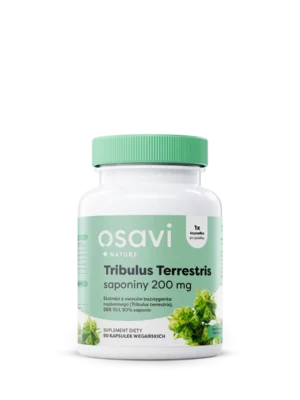 Tribulus Terrestris (buzdyganek) saponiny 200 mg 90 kap. Osavi
