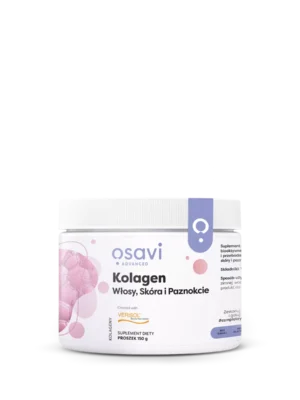 Kolagen Włosy, Skóra i Paznokcie 60 porcji smak naturalny Osavi