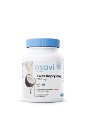 Kwas kaprylowy 1200 mg 60 kap. Osavi