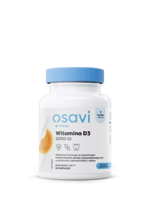 Witamina D3, 2000 IU 60 kap. Osavi