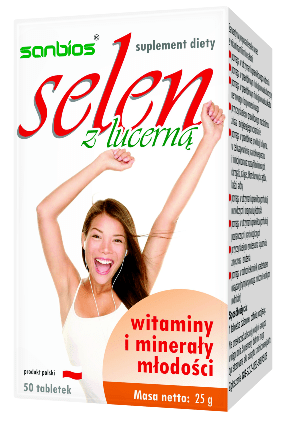 selen_z-lucerna_w_tabletkach.png Selen z lucerną 50kap. Sanbios