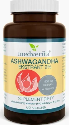 Ashwaganda 500mg 60kap Medverita