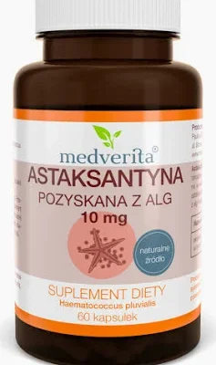 Astaksantyna 10mg 60kap Medverita