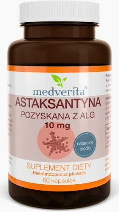 Astaksantyna 10mg 60kap Medverita