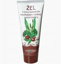 Żel z kasztanowcem, miłorzębem i babką lancetowatą 200ml Gorvita