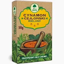 Cynamon cejloński mielony  /bez glutenu/ 50g Dary Natury