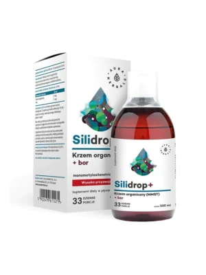 Silidrop + Bor - krzem organiczny MMST płyn 500 ml Aura Herbals