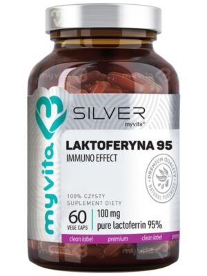 Laktoferyna 100mg silver pure 100 % 60kap MyVita