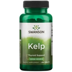 swanson-kelp-jod-225-mcg-250-tabletek.webp Kelp (naturalny jod) 250tab. Swanson