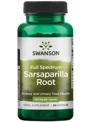 Sarsaparilla (kolcorośl) 450mg 60kap. Swanson