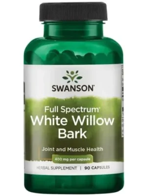 White willow bark (biała wierzba) 400mg 90kap. Swanson