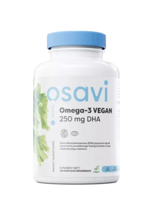 Omega-3 VEGAN 250 mg DHA 120 kap. Osavi