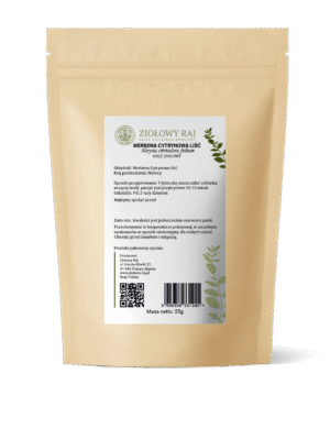 werbena-cytrynowa-lisc.png Werbena Cytrynowa liść 25g Ziołowy Raj