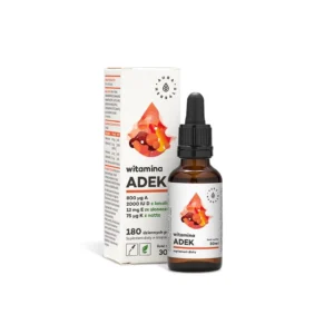 witamina-adek-a-d3-2000IU-e-k2mk7-w-kroplach-30ml.webp Witamina ADEK - A (800 µg) + D3 (2000IU) + E (12 mg) + K2MK7 (75 µg) krople 30ml Aura Herbals