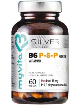Witamina B6 forte (P-5-P) 18 mg silver pure 100% 60kap. MyVita