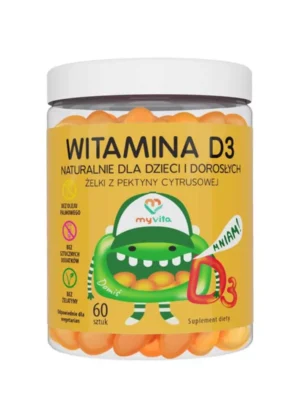 Żelki naturalne witamina D3 (dzieci&dorośli) 60szt. MyVita