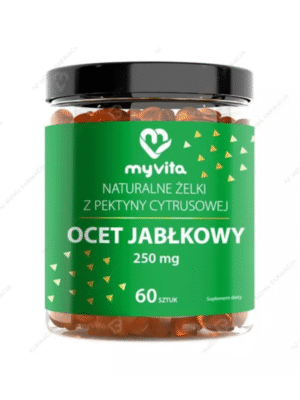 Żelki naturalne ocet jabłkowy 250mg 60szt. MyVita