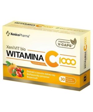 xenico-pharma-xenivit-bio-witamina-c-1000-30-kaps.jpg XeniVIT BIO Witamina C 1000 30 kap. wegańskich Xenico Pharma