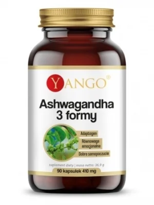 Ashwagandha 3 formy 410mg 90kap Yango