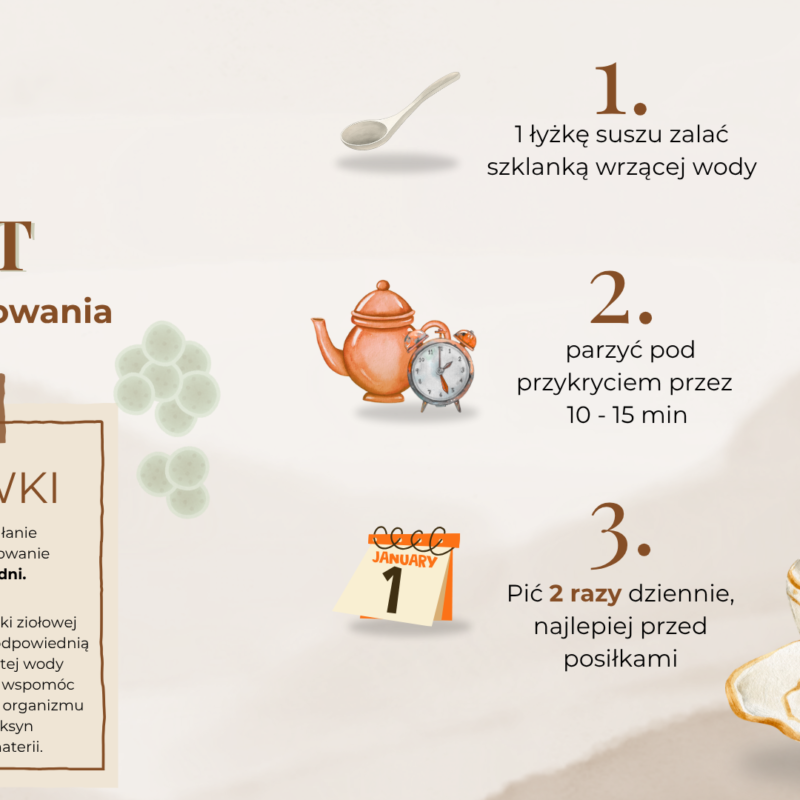 Pasożyt sposób przygotowania HERBATKA ZIOŁOWA PASOŻYT