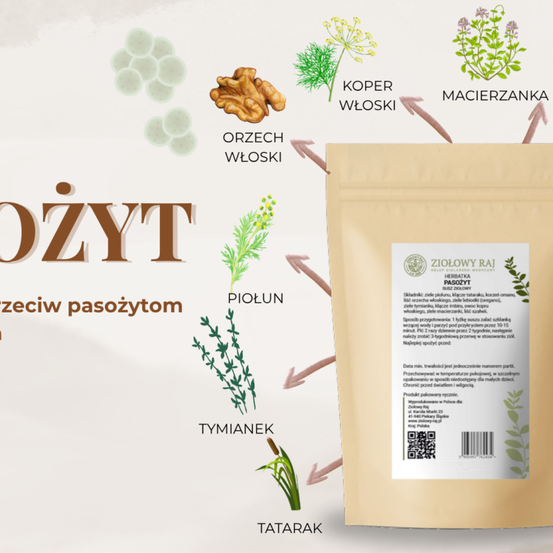 Herbatka ziołowa Pasożyt Ziołowy Raj