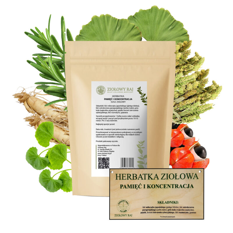 HERBATKA ZIOŁOWA PAMIĘĆ