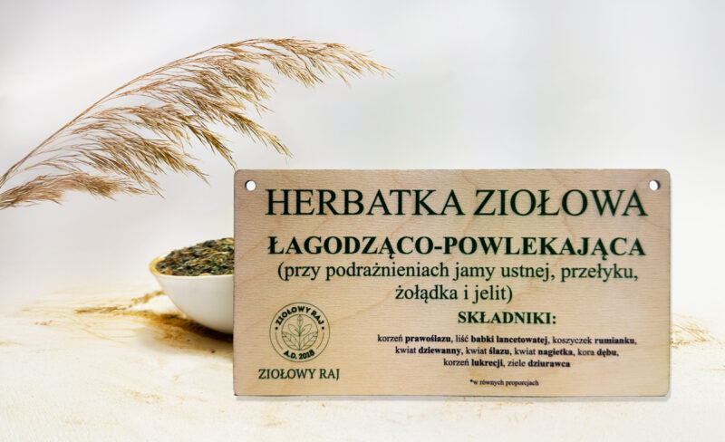 HERBATKA ZIOŁOWA ŁAGODZĄCO-POWLEKAJĄCA