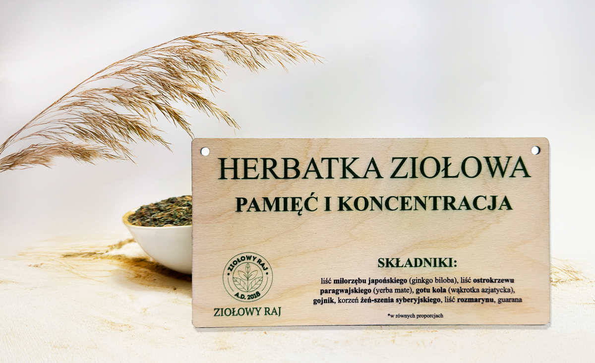 Herbatka ziołowa Pamięć i koncentracja