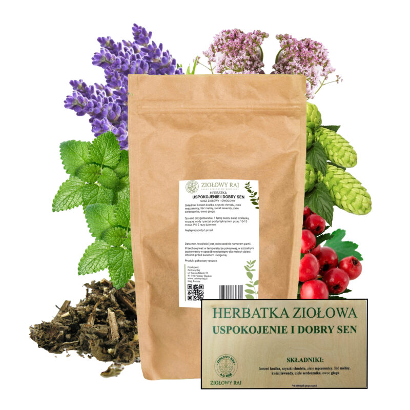 HERBATKA ZIOŁOWA USPOKOJENIE I DOBRY SEN
