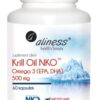 Aliness Krill Oil NKO® Omega-3 z Astaksantyną 500 mg x 60 kaps.